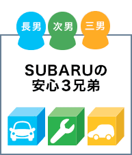 SUBARUの安心３兄弟